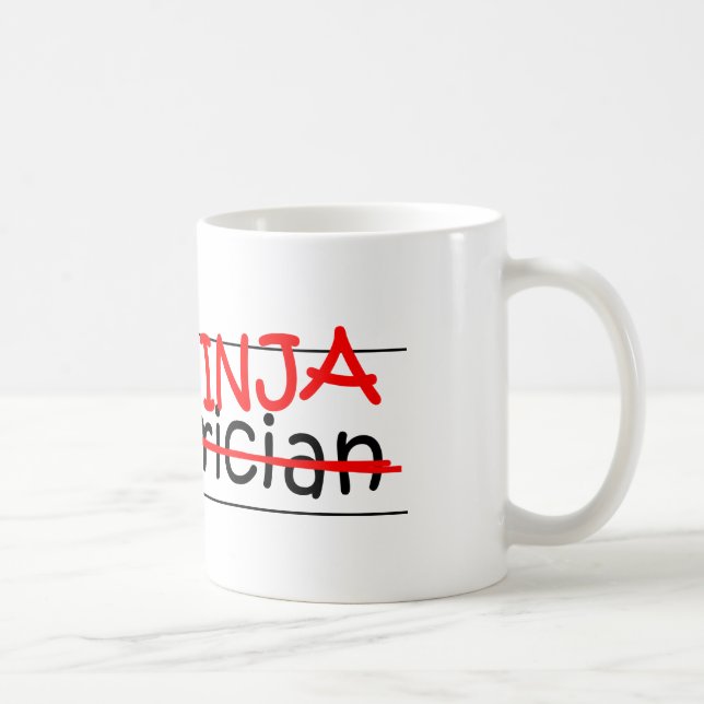 Taza De Café Cargo Ninja - pediatra (Derecha)