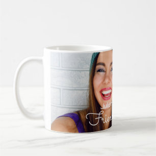 Taza De Café Cargue su foto el personalizan con los nombres,