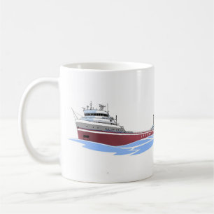 Taza De Café Carguero de los Grandes Lagos Edward L. Cartel de