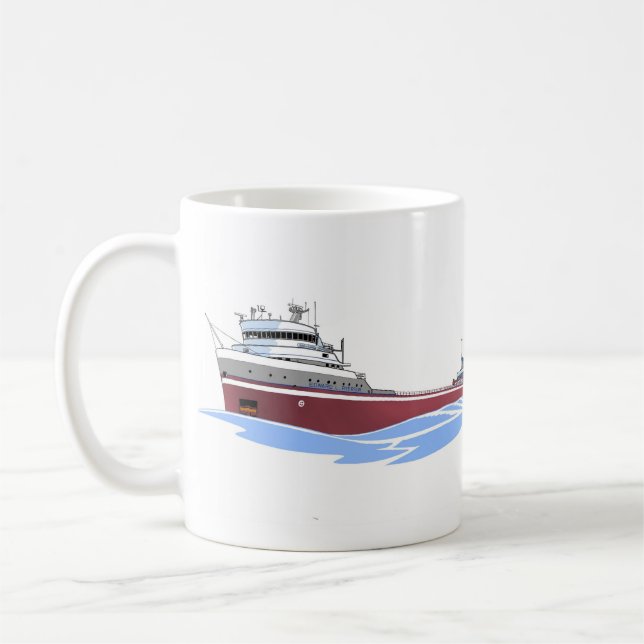 Taza De Café Carguero de los Grandes Lagos Edward L. Ryerson CM (Izquierda)
