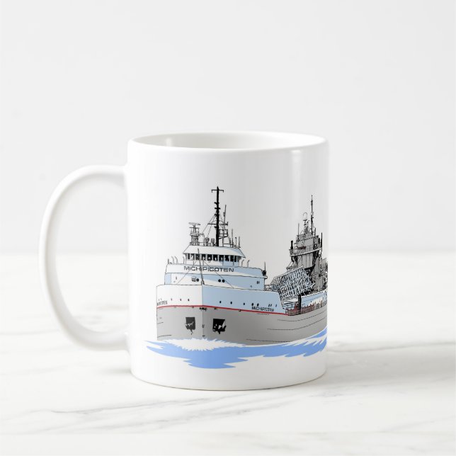 Taza De Café Carguero de los Grandes Lagos Michipicoten (Izquierda)