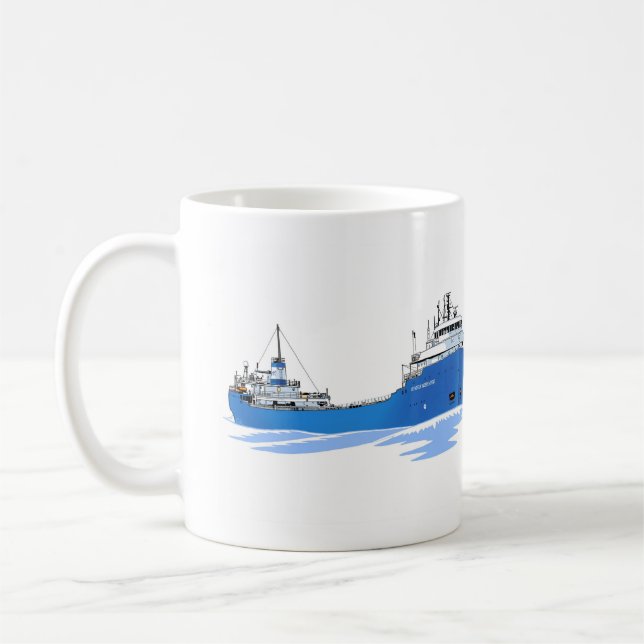 Taza De Café Carguero de los Grandes Lagos Voyageur Independien (Izquierda)