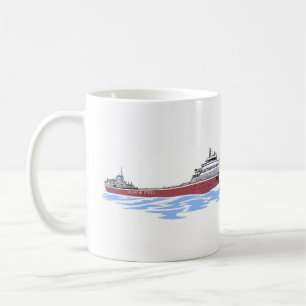 Taza De Café Carguero de los Grandes Lagos Wilfred Sykes recta