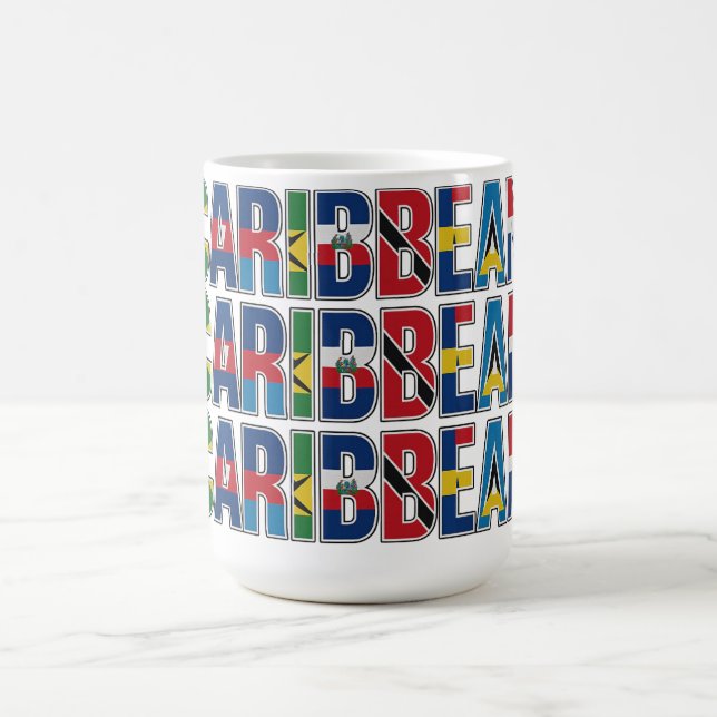 Taza De Café Caribbean Flags (Centro)