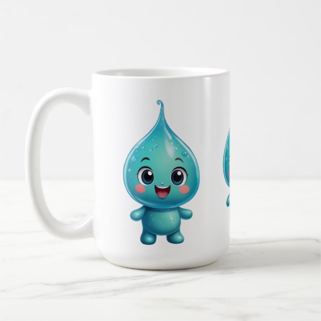 Taza De Café Caricatura Adorable por gota de agua - Cuto