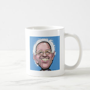 Taza De Café Caricatura de Bernie Sanders