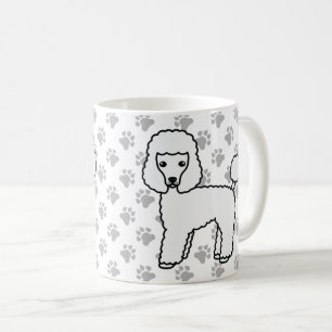 Taza De Café Caricatura de juguete blanco perro de caricatura
