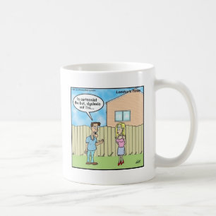 Taza De Café Caricaturista con dislexia regalos divertidos cami