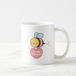 Taza De Café Cariño Abeja Mi San Valentín Sé Mi Valentín