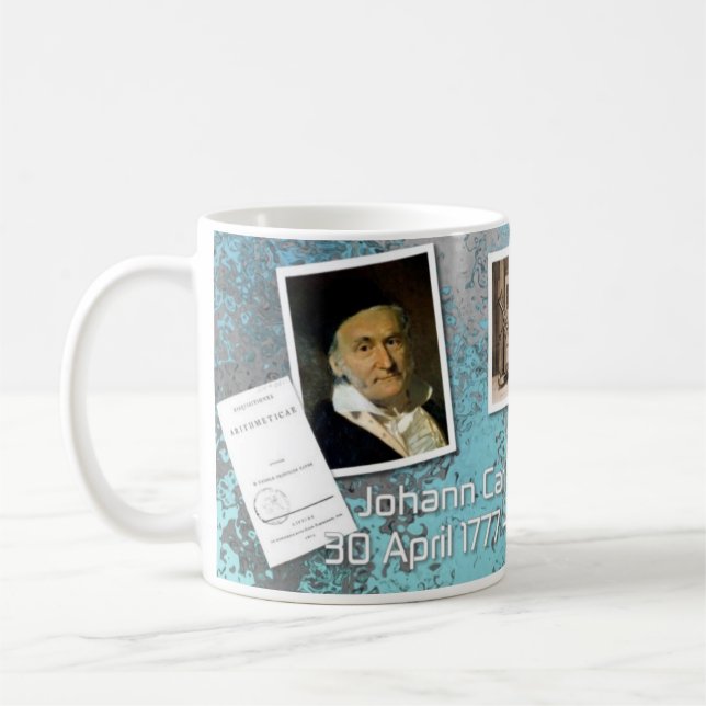 Taza De Café Carl F. Gauss Mug para los amantes de la (Izquierda)