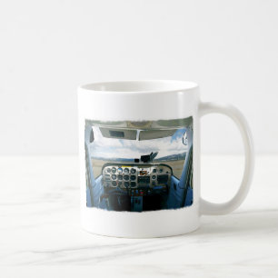 Taza De Café Carlinga del aeroplano