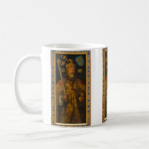 Taza De Café Carlomagno del Imperio Romano Santo