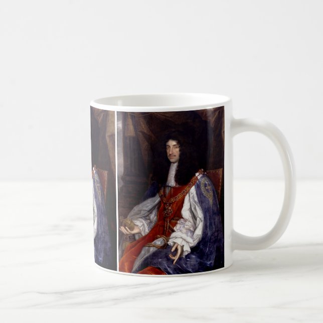 Taza De Café Carlos II de Gran Bretaña e Irlanda (Derecha)