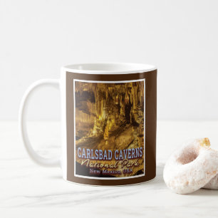 TAZA DE CAFÉ CARLSBAD CAVERNS PARQUE NACIONAL - NUEVA MÉXICO