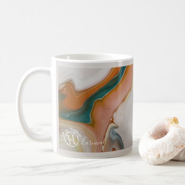 Taza De Café Carnaval de 11oz Mug (Con donut)