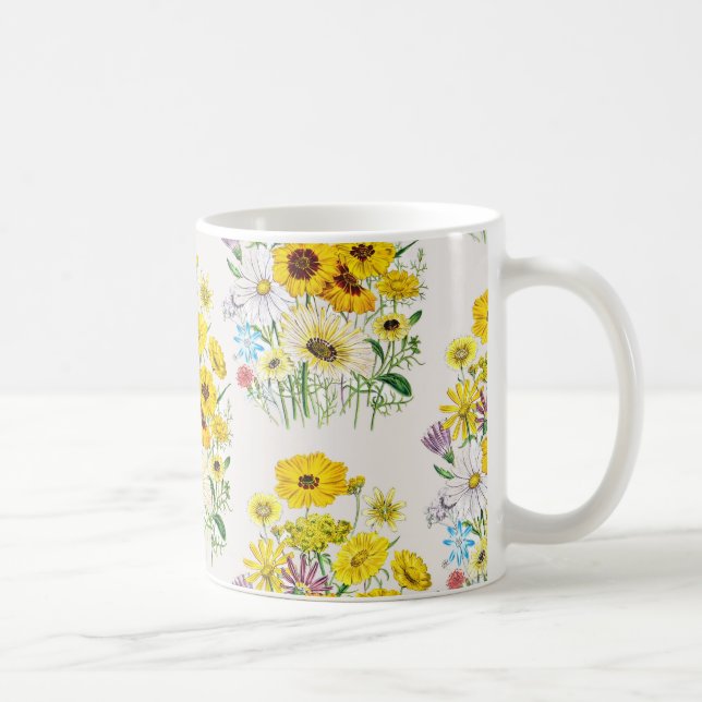 Taza De Café Carnaval de flores (Derecha)
