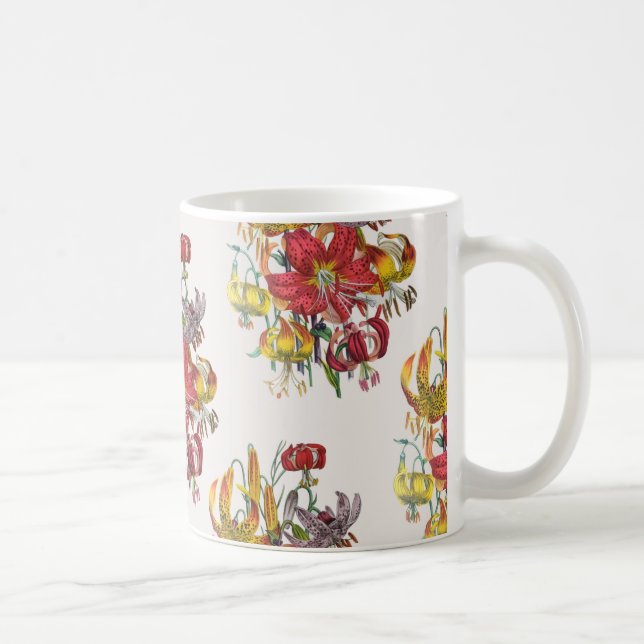 Taza De Café Carnaval de flores (Derecha)