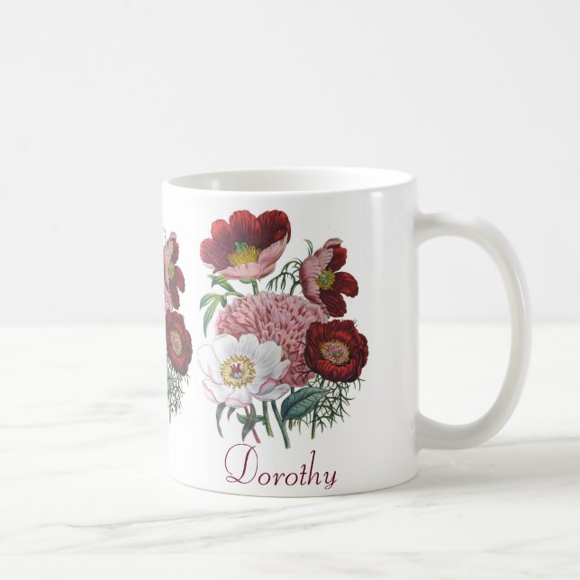 Taza De Café Carnaval de flores (Derecha)