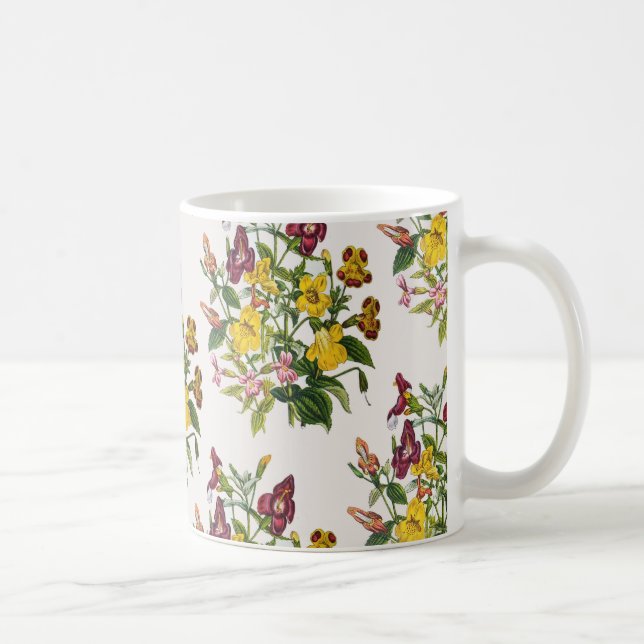 Taza De Café Carnaval de flores (Derecha)