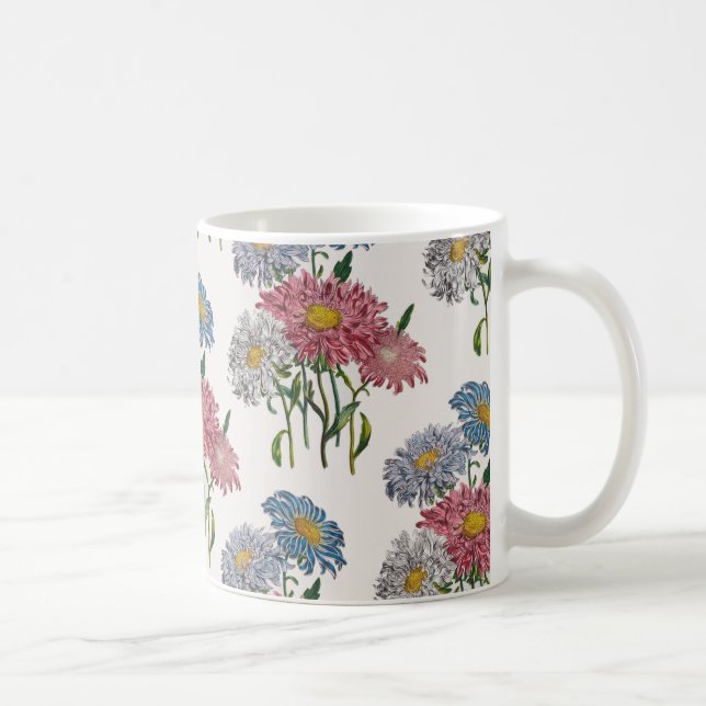 Taza De Café Carnaval de flores (Derecha)
