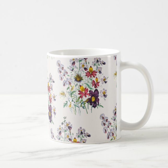 Taza De Café Carnaval de flores (Derecha)