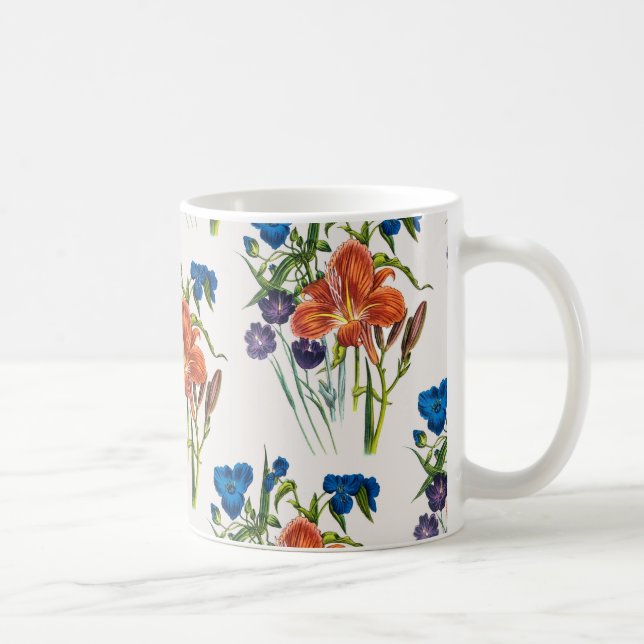 Taza De Café Carnaval de flores (Derecha)