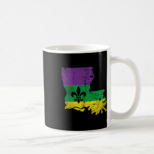 Taza De Café Carnaval de Louisiana Mardi Gras