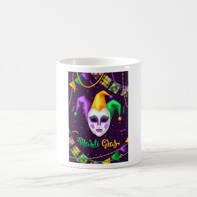 Taza De Café Carnaval de Mardi Gras (Subido por el creador)