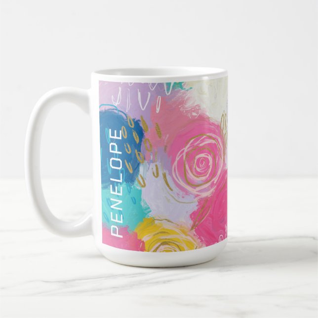Taza De Café Carnaval de Whimsy Bloom (Izquierda)