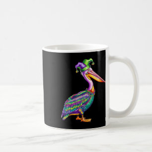 Taza De Café Carnaval Pelican Mardi Gras Amante de los Animales