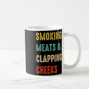 Taza De Café Carne Fumadora Y Quejas Aplaudidas Carne Bbq Graci