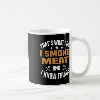 Taza De Café Carne humeante Bbq Parrillada Carne ahumada
