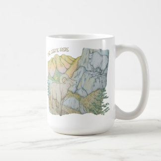 Taza De Café Carnero de Cuerno Grande y Cabra de Montaña