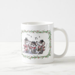 Taza De Café Caroling con micrófono, Mac & Moe Mug