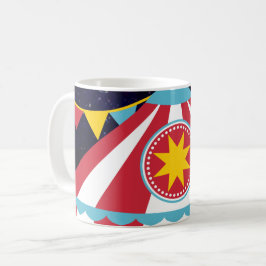Taza De Café Carpa de Circo por la Noche