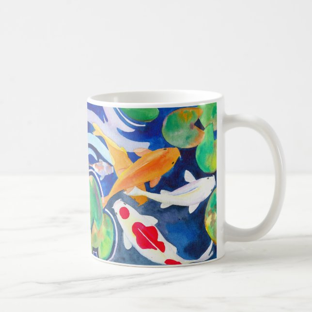 Taza De Café Carpa de Koi él (Derecha)