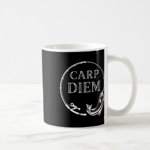 Taza De Café Carpe Diem Aprovecha La Carpa Divertido Pescar Car