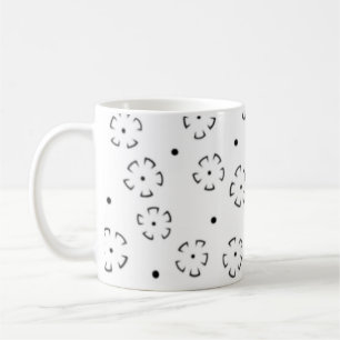 Taza De Café Carpeta de cumpleaños con flores personalizadas