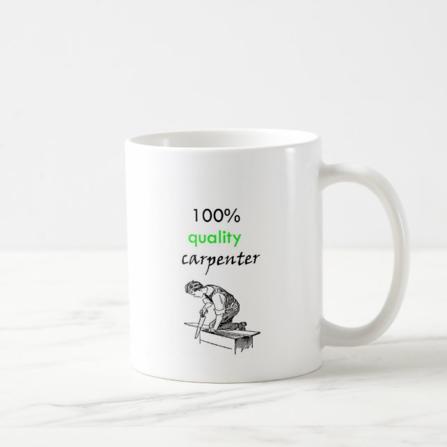 Taza De Café carpintero 100% de la calidad (Derecha)