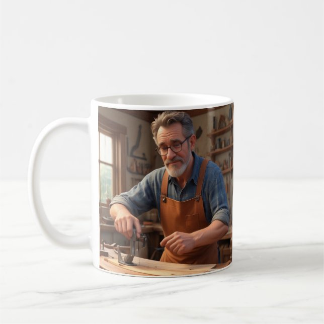 Taza De Café Carpintero/trabajador de madera (Izquierda)