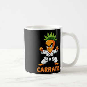 Taza De Café Carrate Karate Entrenador Estudiantil Mma Carrot
