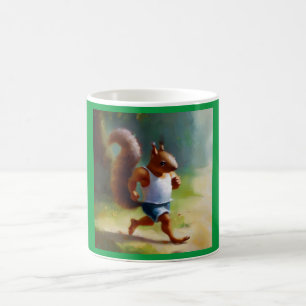 Taza De Café Carrera de ardillas