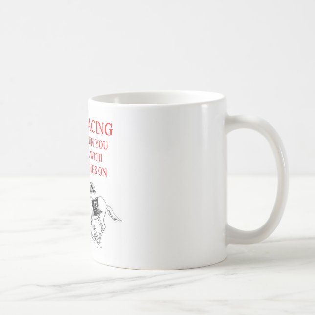 Taza De Café Carrera de caballos (Derecha)