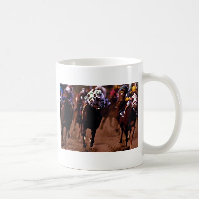 Taza De Café Carrera de caballos (Derecha)