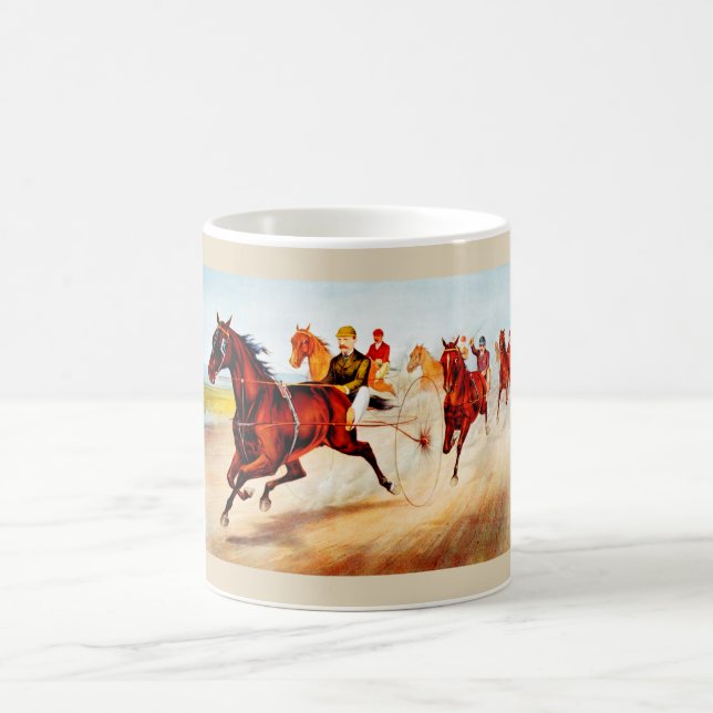 Taza De Café Carrera de caballos (Centro)