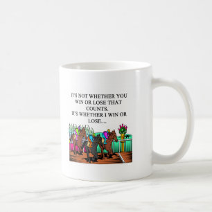 Taza De Café carrera de caballos derby