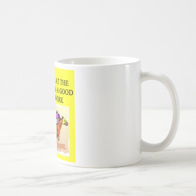 Taza De Café carrera de caballos excelente (Derecha)