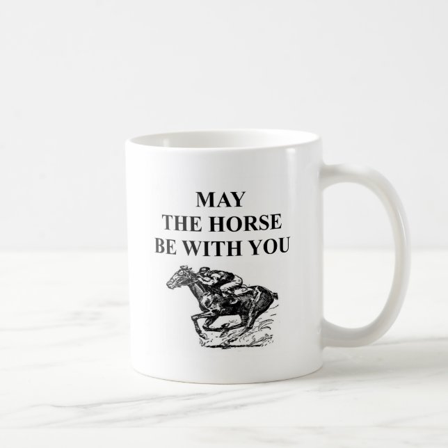 Taza De Café carrera de caballos excelente (Derecha)
