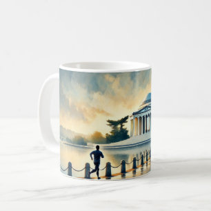 Taza De Café Carrera en Washington DC Jefferson Memorial