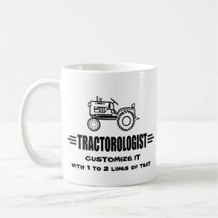 Taza De Café Carreras cómica de tractores